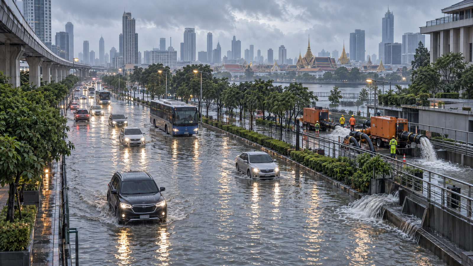Thailand sets special holidays as Bangkok flood response continues