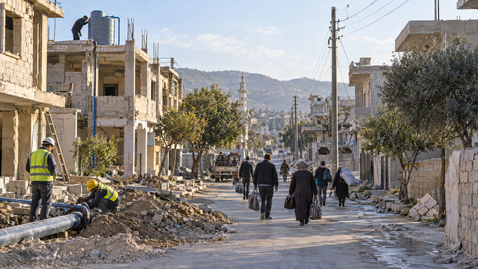 Nearly 39,000 Syrians left displacement sites as return areas face strain