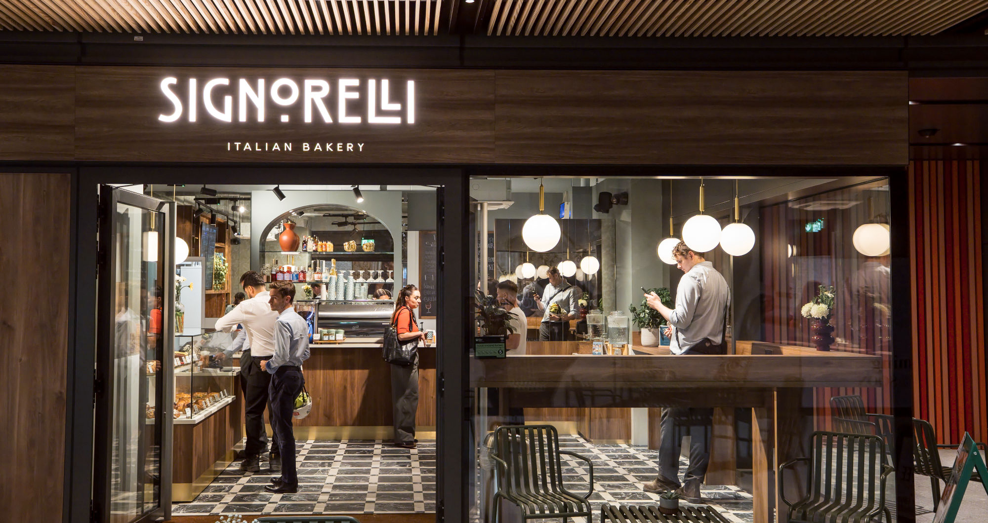 The Apprentice TV sales duo Lawrence and Kieran reunite for one day at Signorelli Broadgate