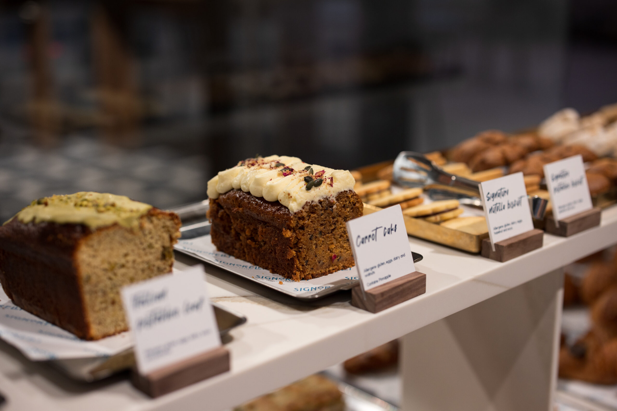 BBC TV favourites Lawrence Rosenberg and Kieran McCartney Jones recreate their memorable Greenwich Market sales partnership outside Signorelli's Broadgate bakery on 6 October