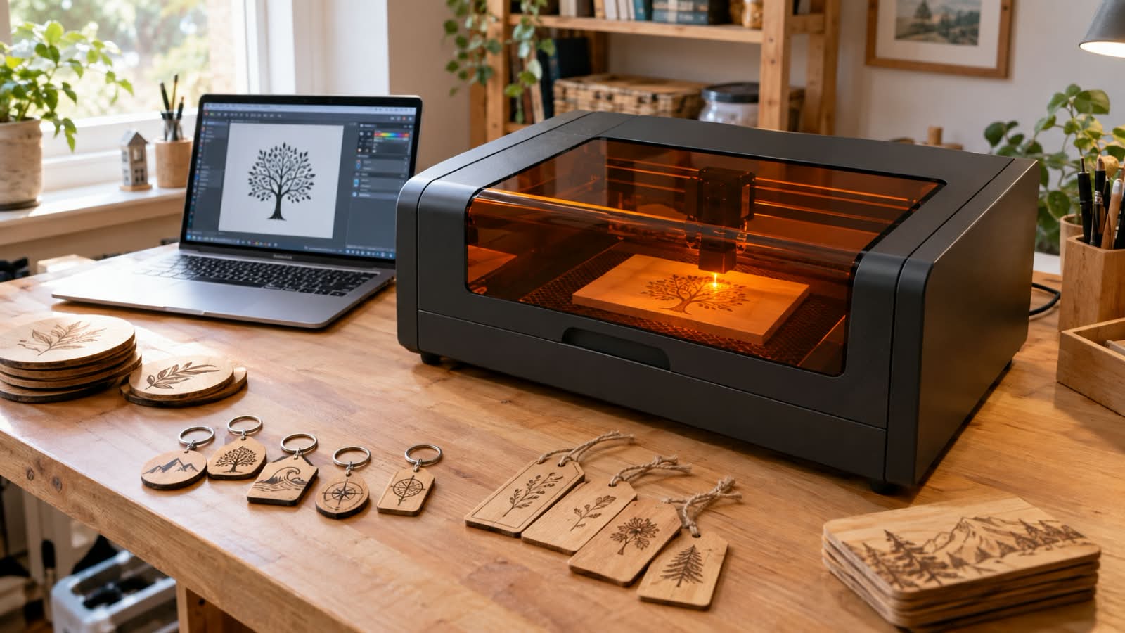 Why desktop laser engravers are moving from workshops into UK homes