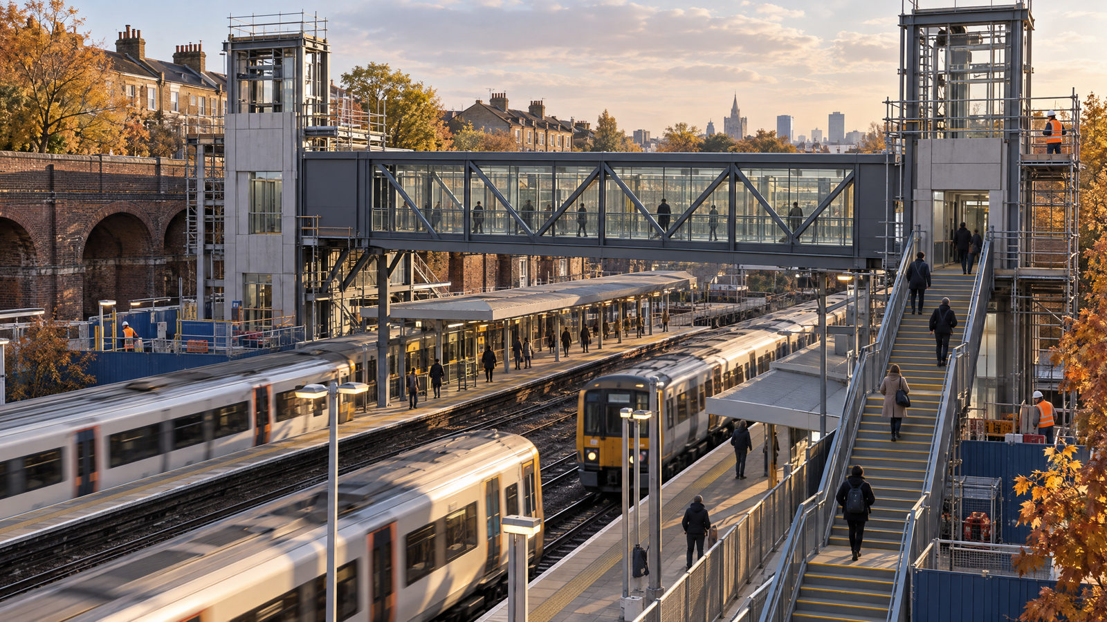 New Hither Green station footbridge opens in staged £28m upgrade