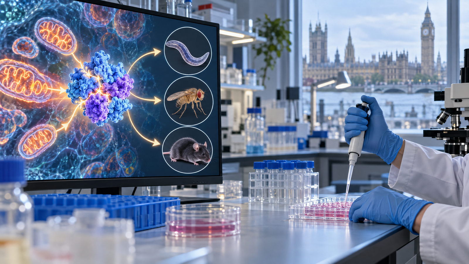 Queen Mary-linked study finds AMPK activation extended lifespan in lab organisms