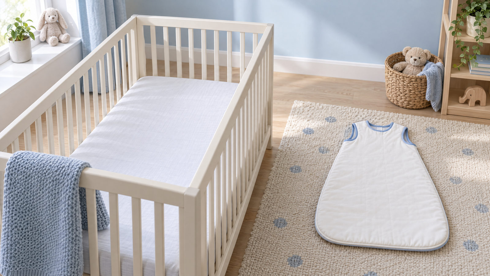 Parents urged to stop using baby sleeping bags with hoods or no armholes