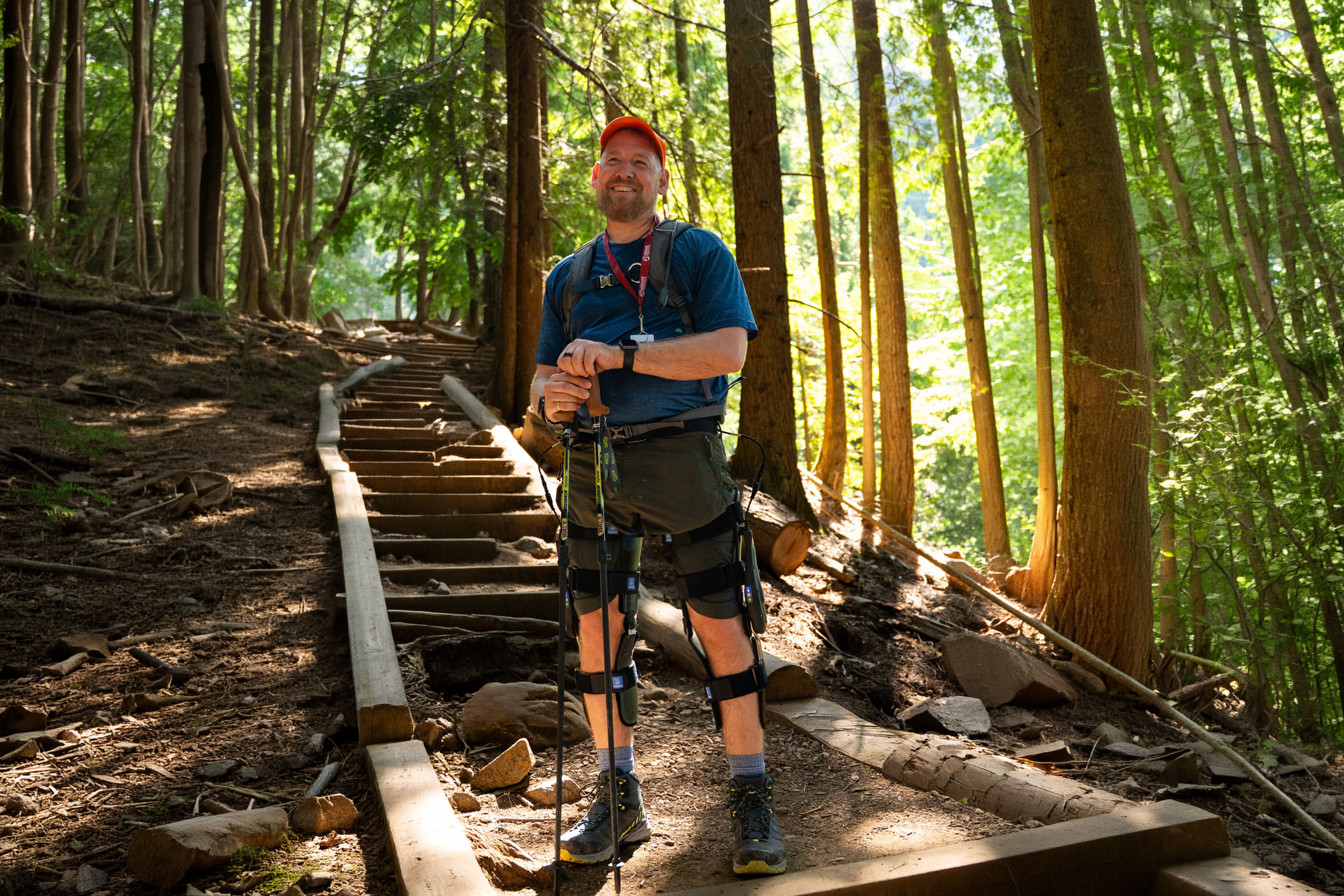 Disabled adventurer takes on three Himalayan mountains using pioneering powered knee technology