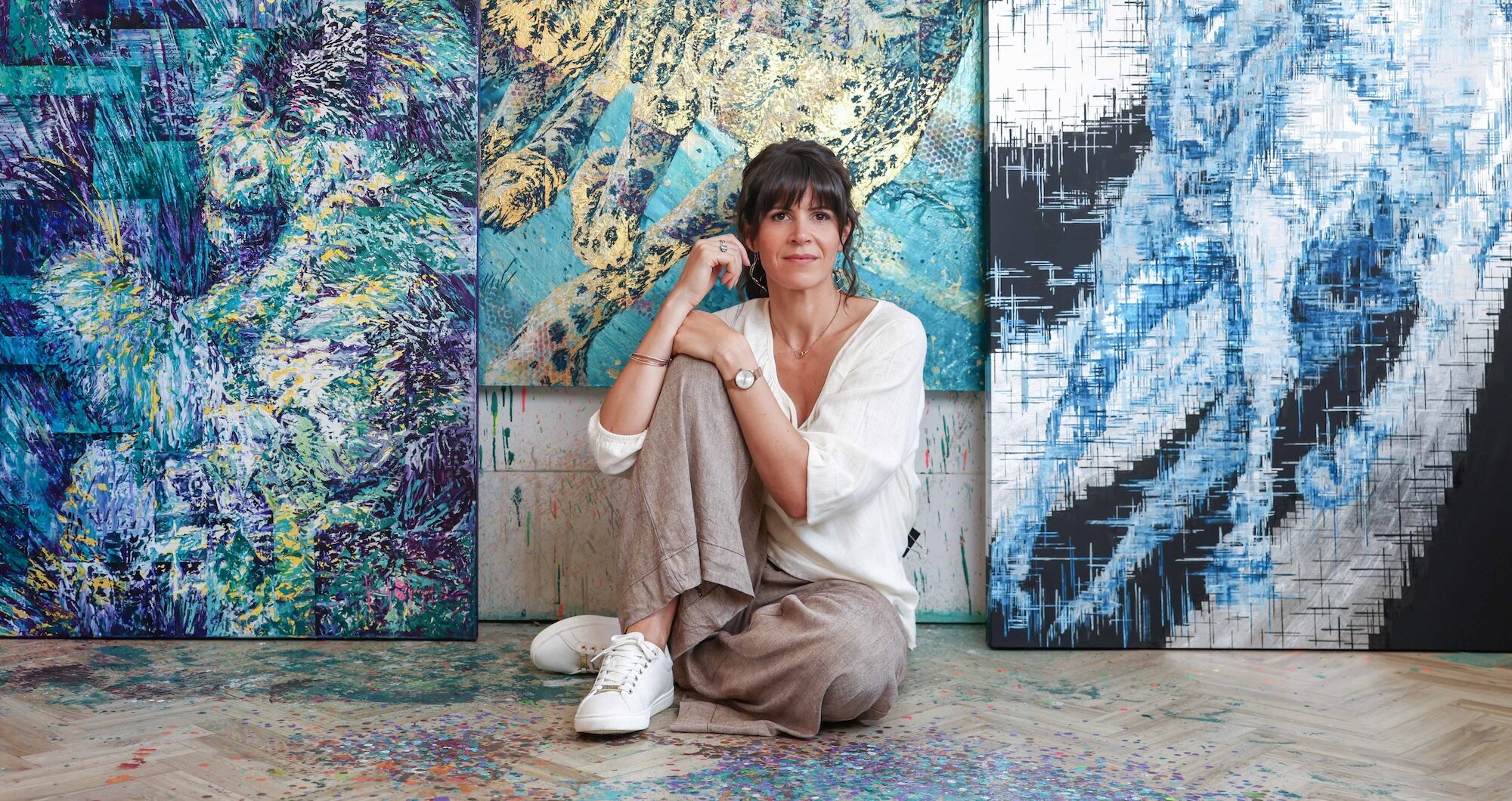 Hannah Shergold brings her biggest wildlife paintings yet to London, raising funds for African conservation charity Tusk