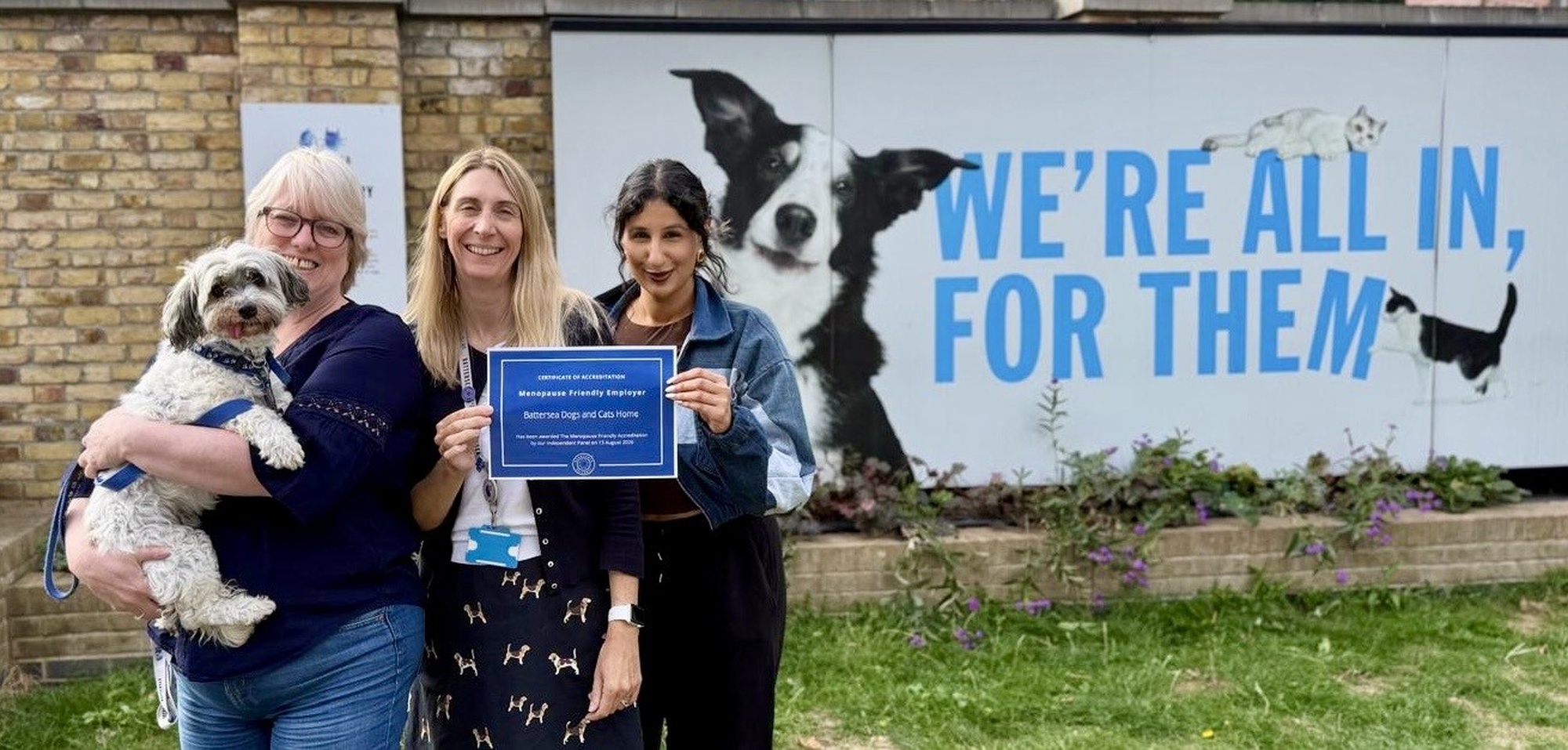 South London charity becomes first UK animal welfare organisation to achieve elite menopause accreditation