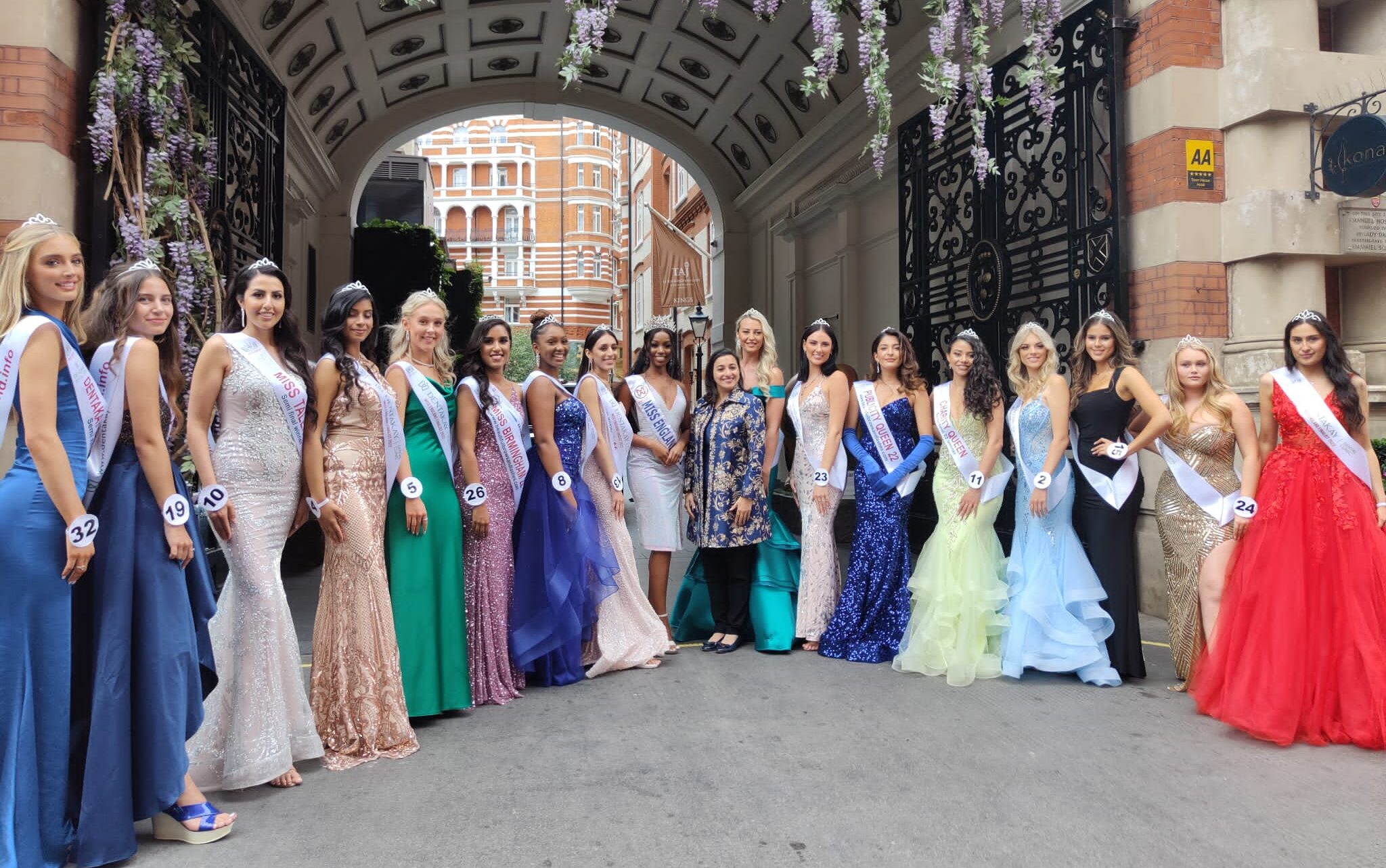 Miss England beauty contestant Eliana Shakhani sponsored by Cetuem Cosmetics