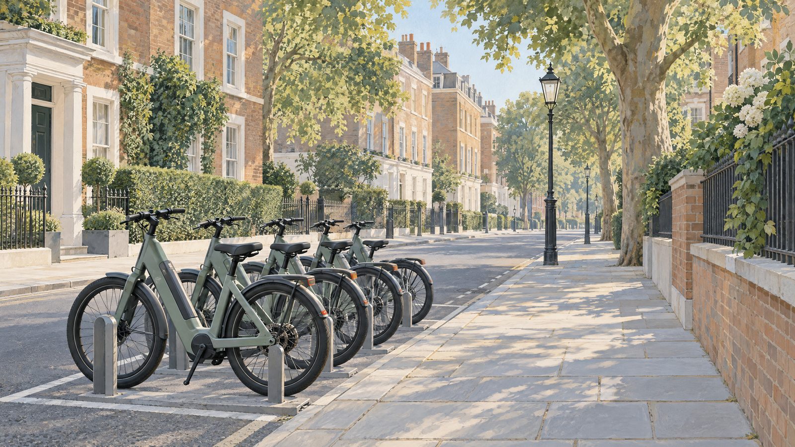 Greenwich opens consultation on 108 mandatory rental e-bike parking bays