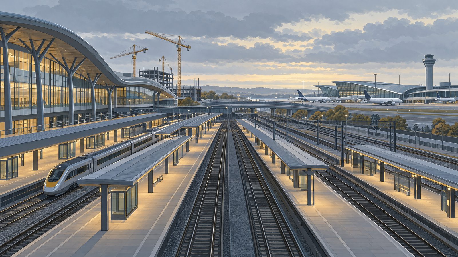 Network Rail sets out £115m Manchester Airport station upgrade through 2028