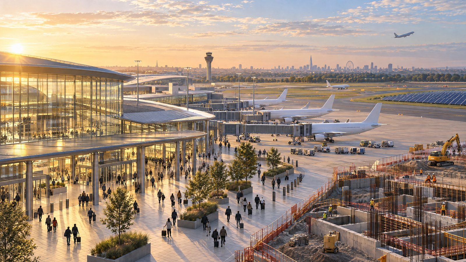 London Stansted records 2.88 million passengers in September as terminal extension moves into construction phase