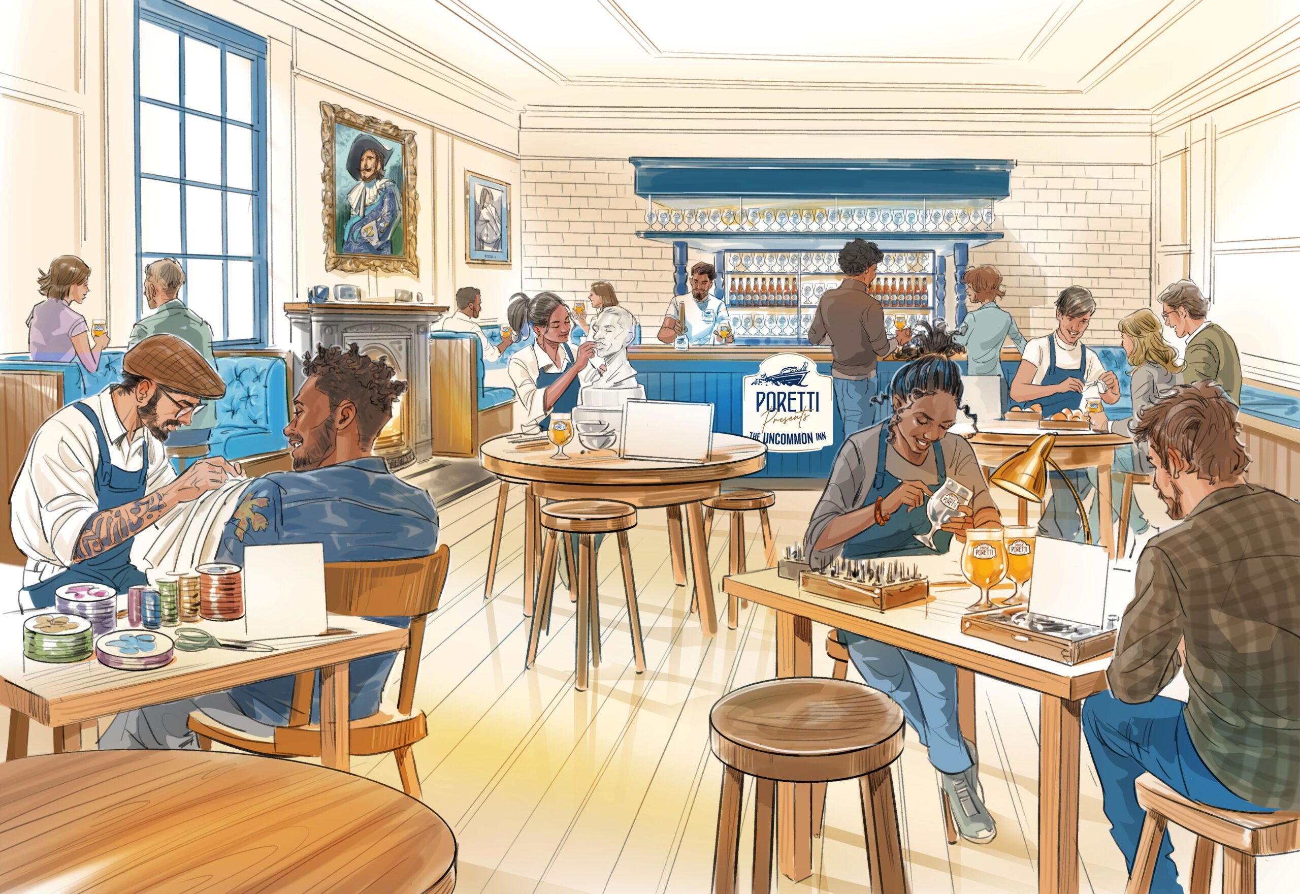 Poretti opens The Uncommon Inn, reconnecting Londoners with creativity and great beer from 15th – 16th October