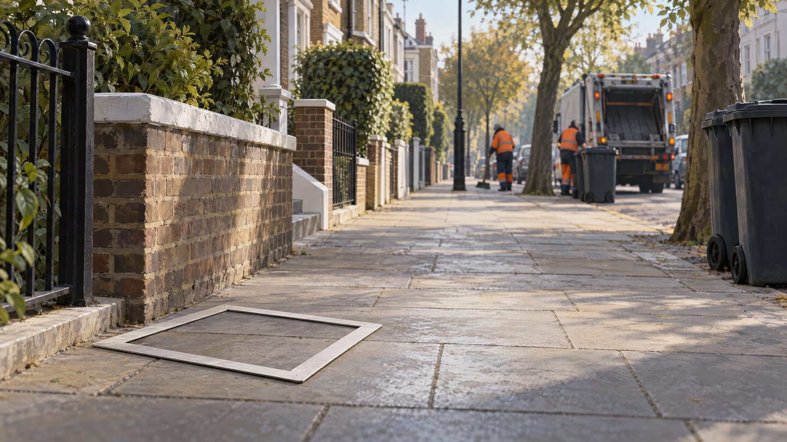 Wandsworth plans pavement stencil trial in anti-fly-tipping drive