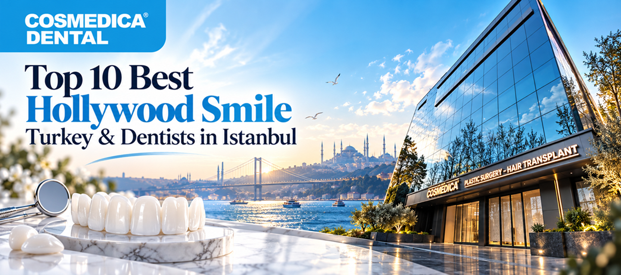 Top 10 best hollywood smile turkey & dentists in istanbul