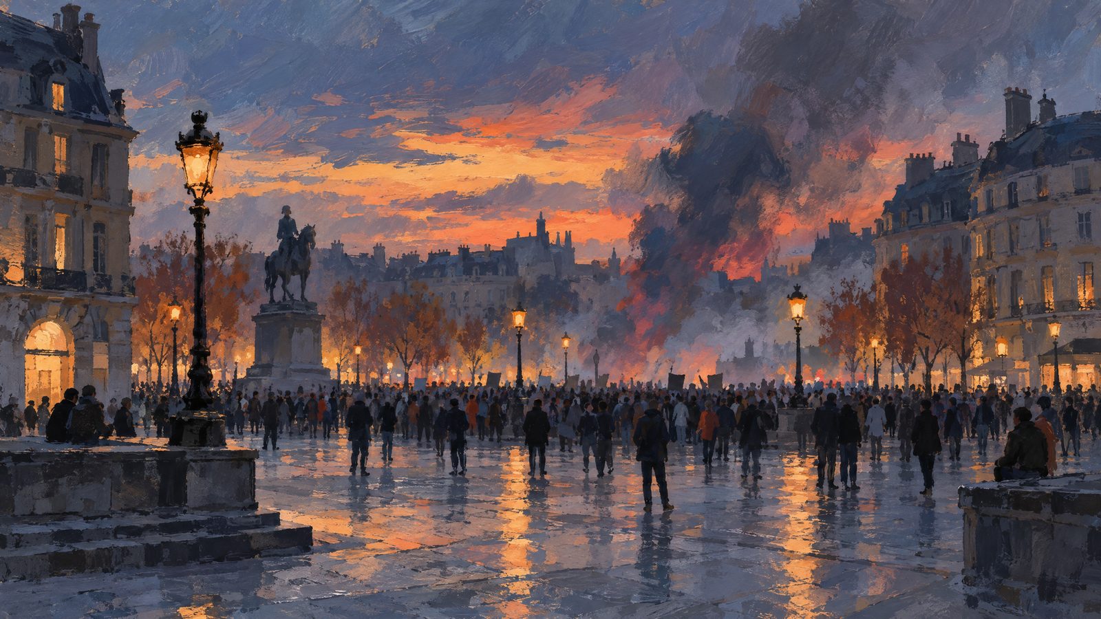 France protests escalate into arson and mass arrests as school and cost pressures converge