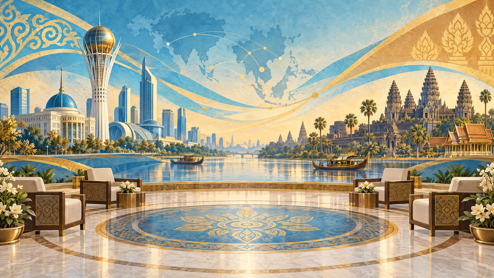 Kazakhstan and Cambodia sign six cooperation memoranda after leaders adopt joint statement