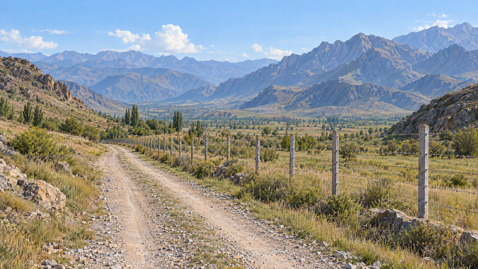 Kyrgyzstan completes 327.7km of fencing and 338.5km of border roads