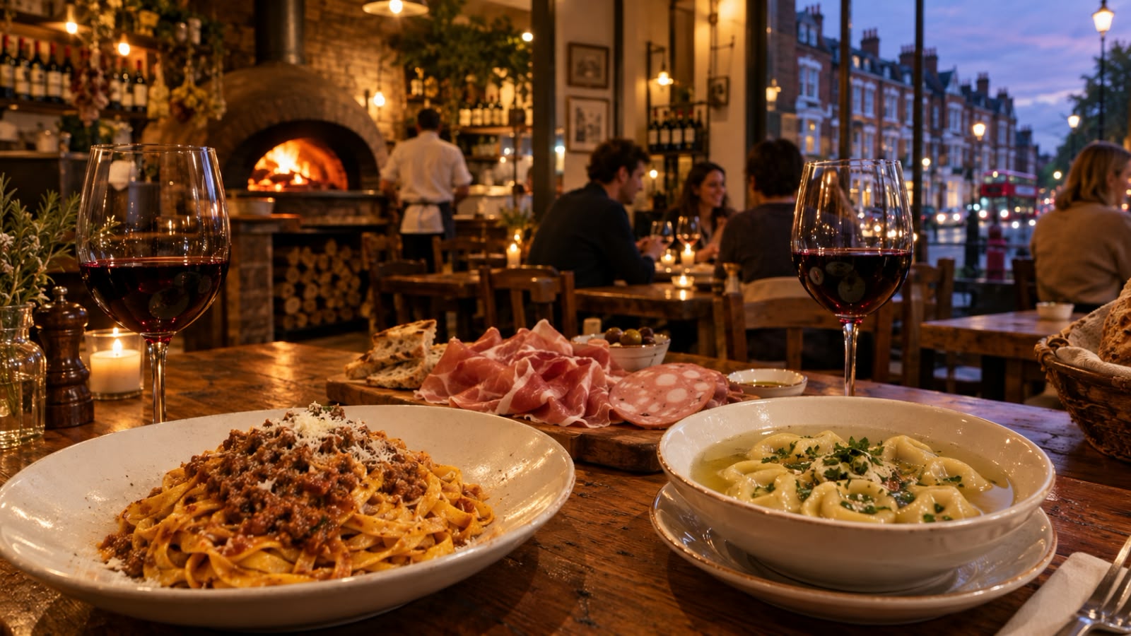 Italian restaurants near Olympia, London