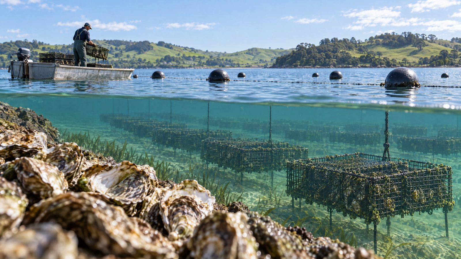 Kaipara oyster project wins NZ$2.8m grant to support growers during closures