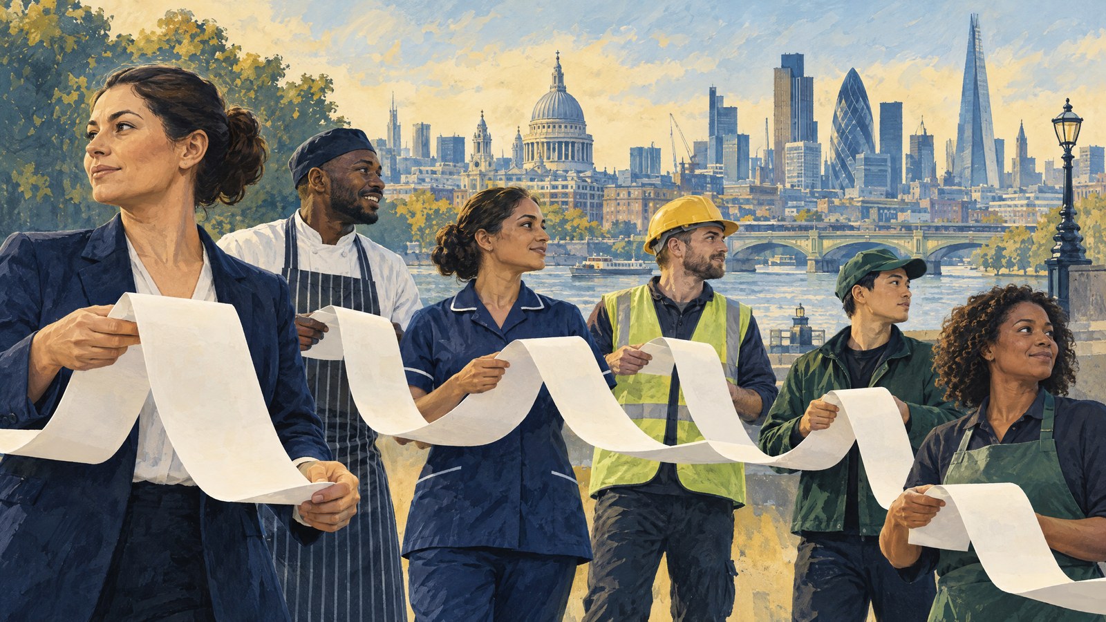 UK full-time median weekly pay reaches £811.20 as London leads growth