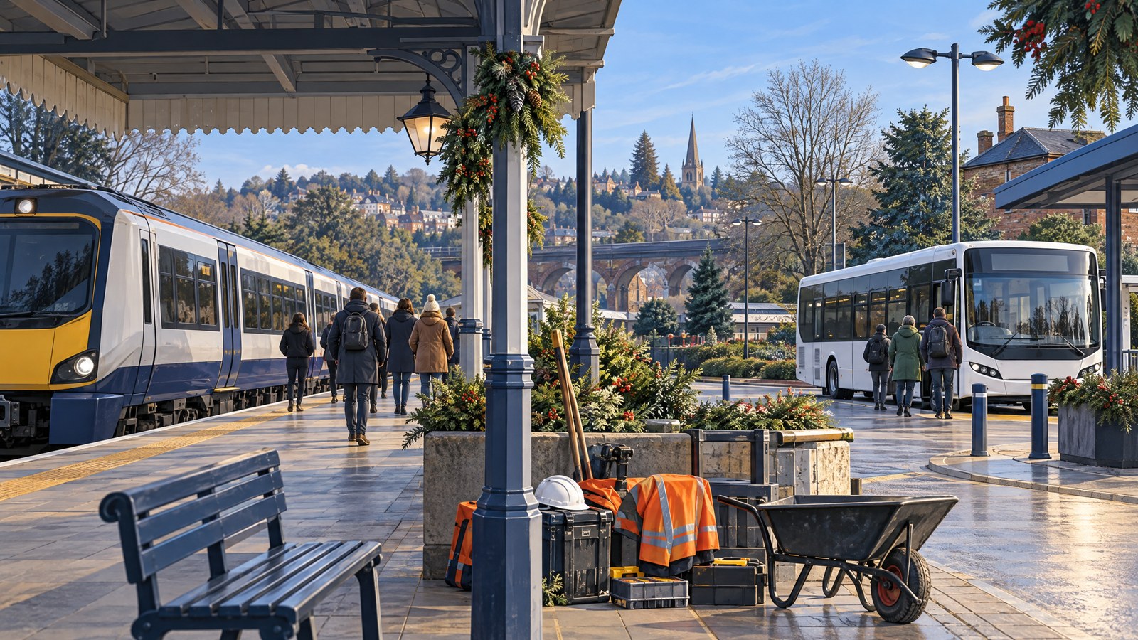 Redhill rail services to be replaced by buses over Christmas and New Year