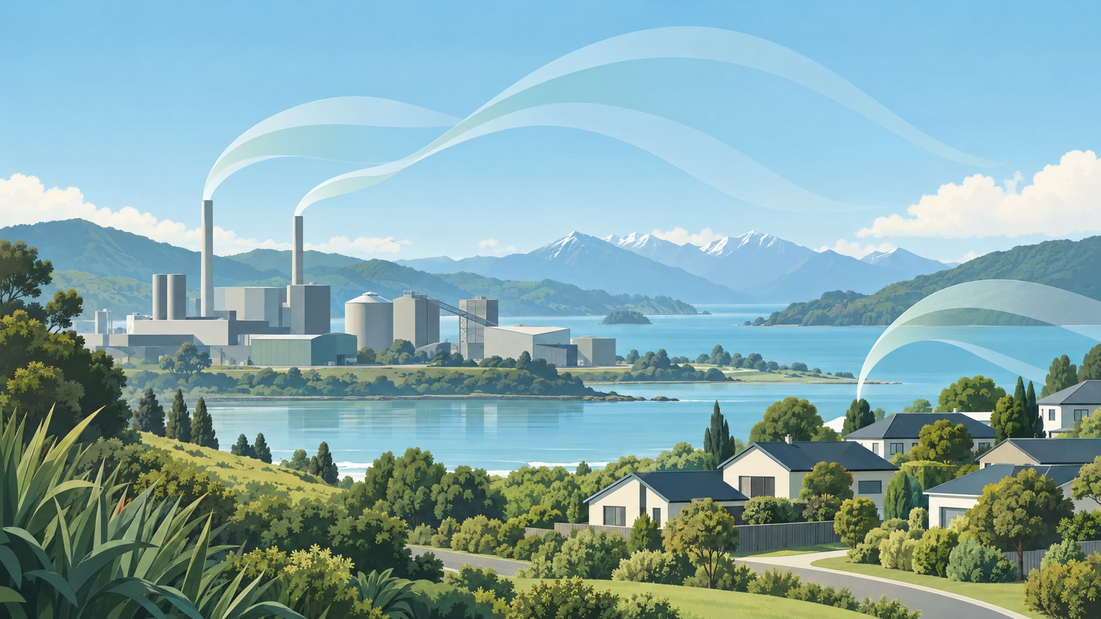 New Zealand industry and household emissions fall 2.9% in June quarter