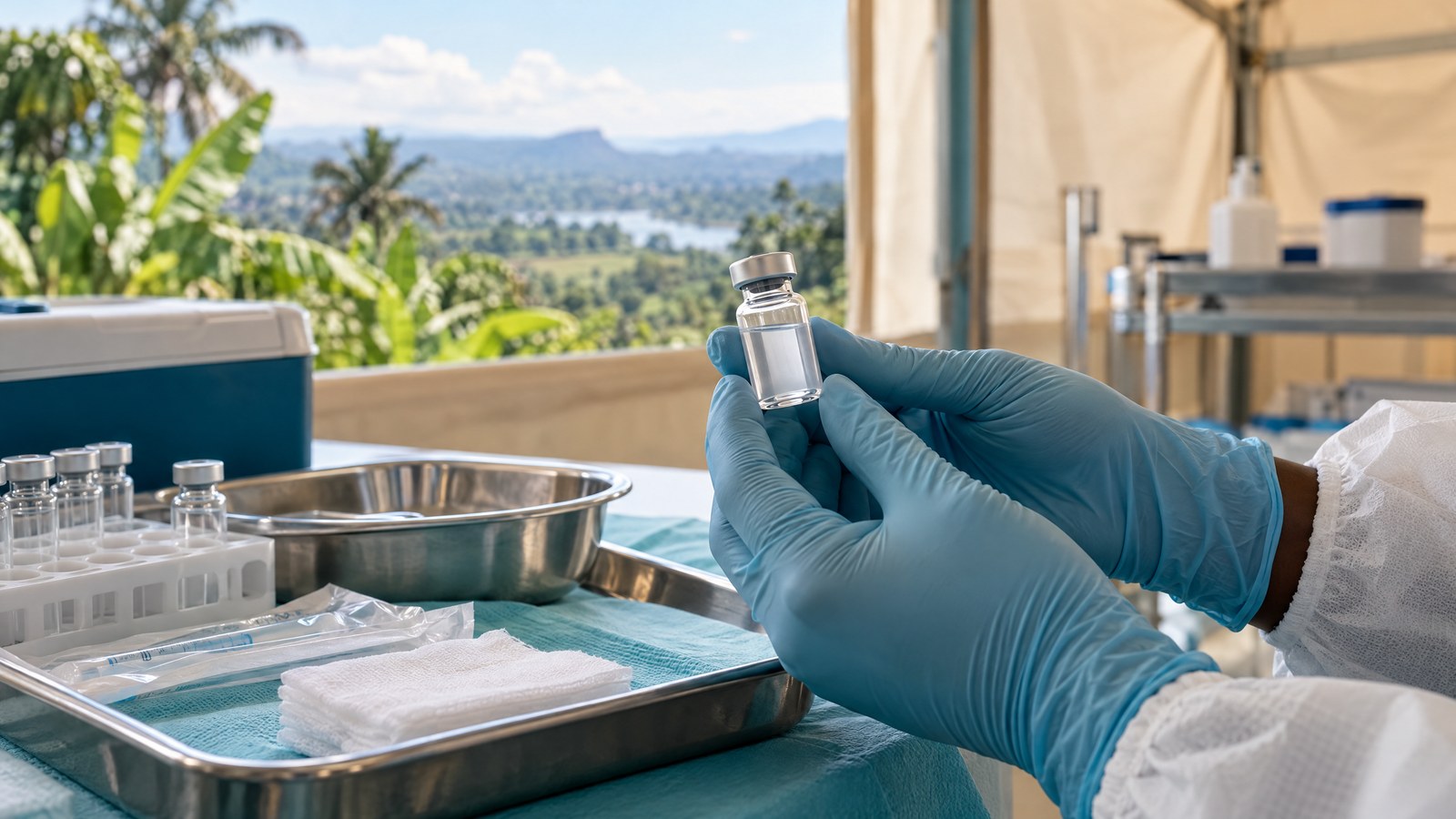 Vaccine-candidate trial begins in Bunia as DR Congo outbreak reaches eight provinces