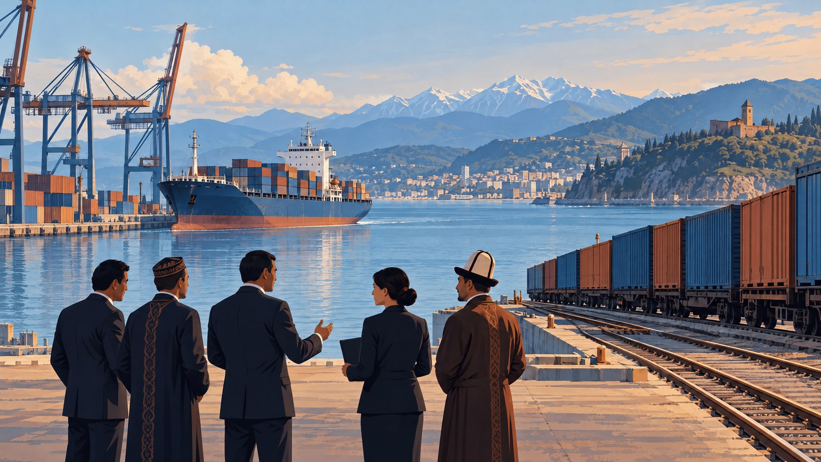 Central Asian and Georgian ministers discuss Black Sea links at Batumi meeting