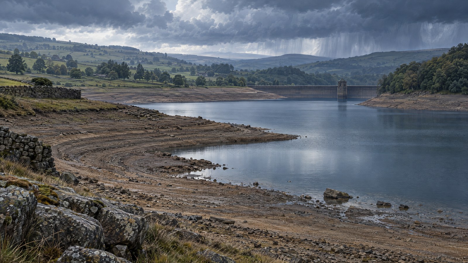 England drought update records low reservoirs despite October rain