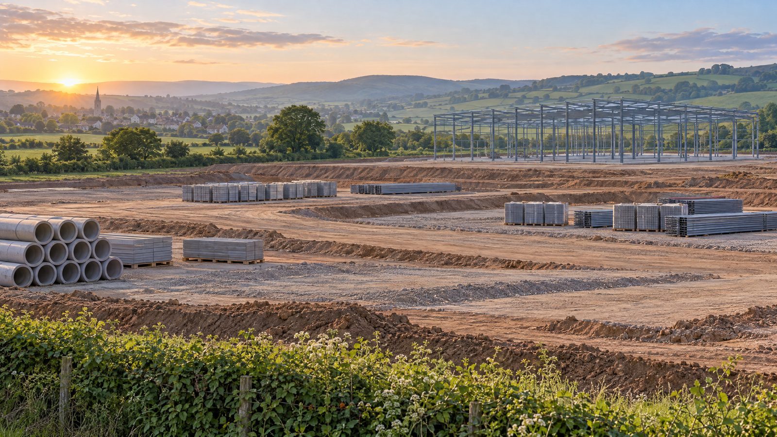 Work begins on Sherford logistics hub supporting Devonport