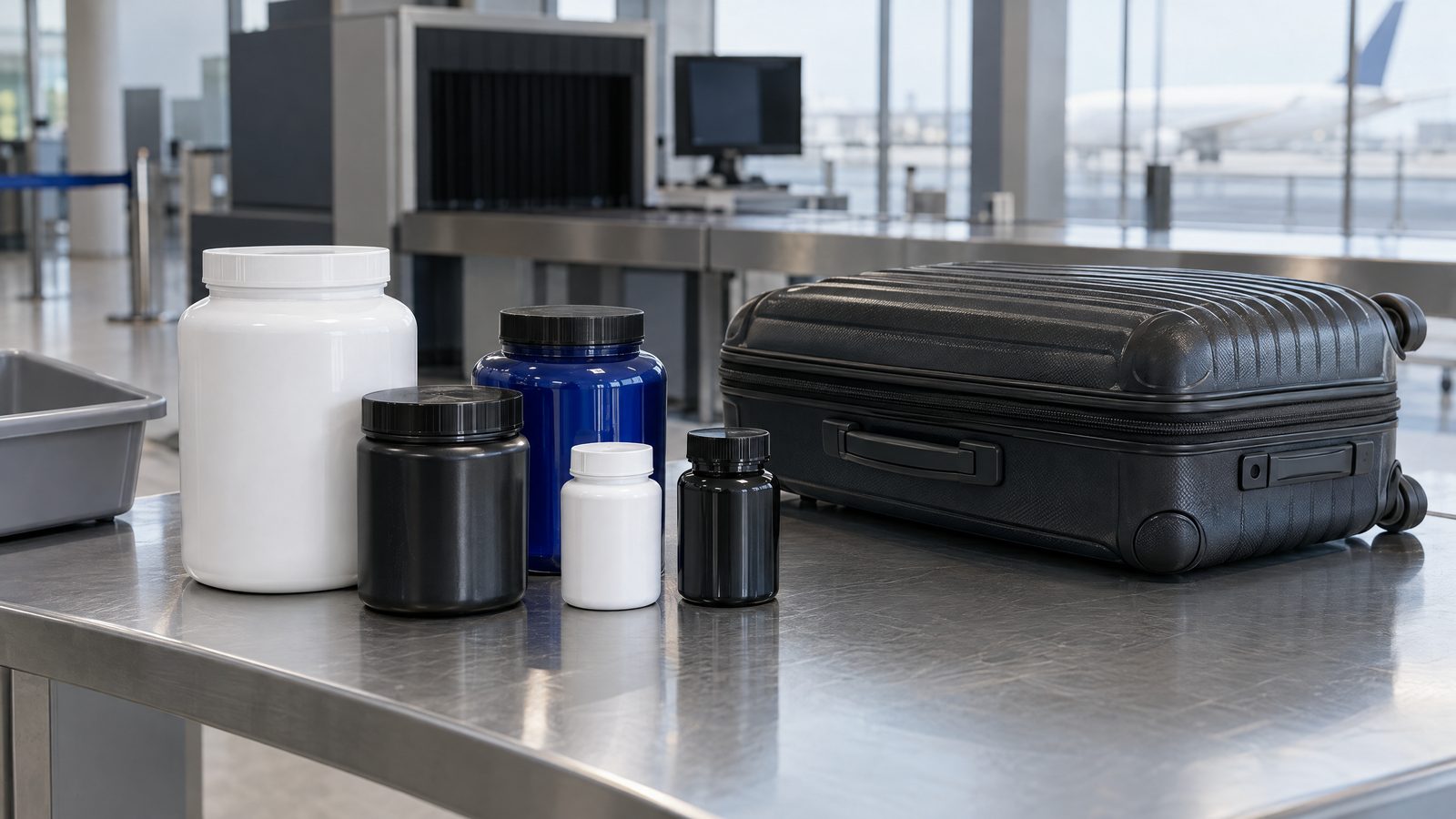 Mexico City airport customs hold 8,659 hydrocodone tablets found in supplement containers