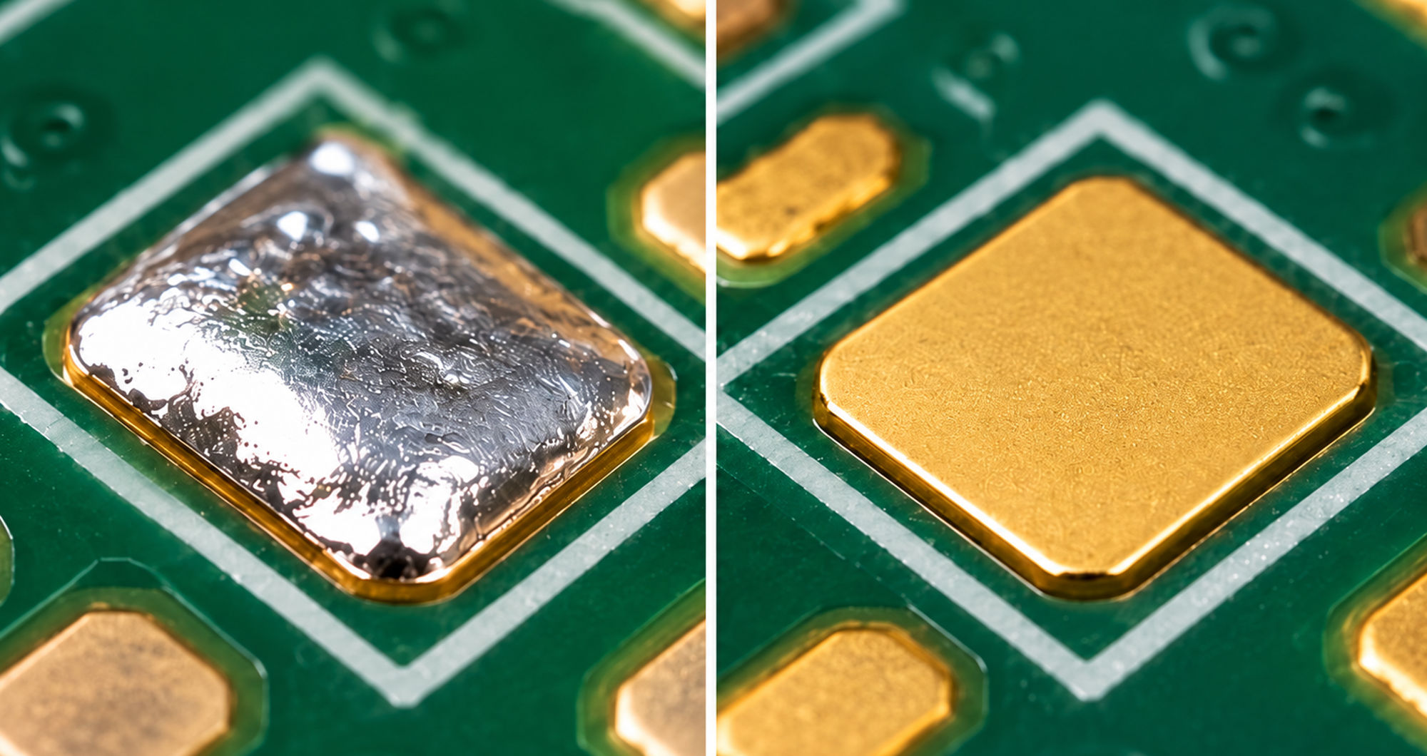 HASL vs ENIG surface finishes: Cost and performance