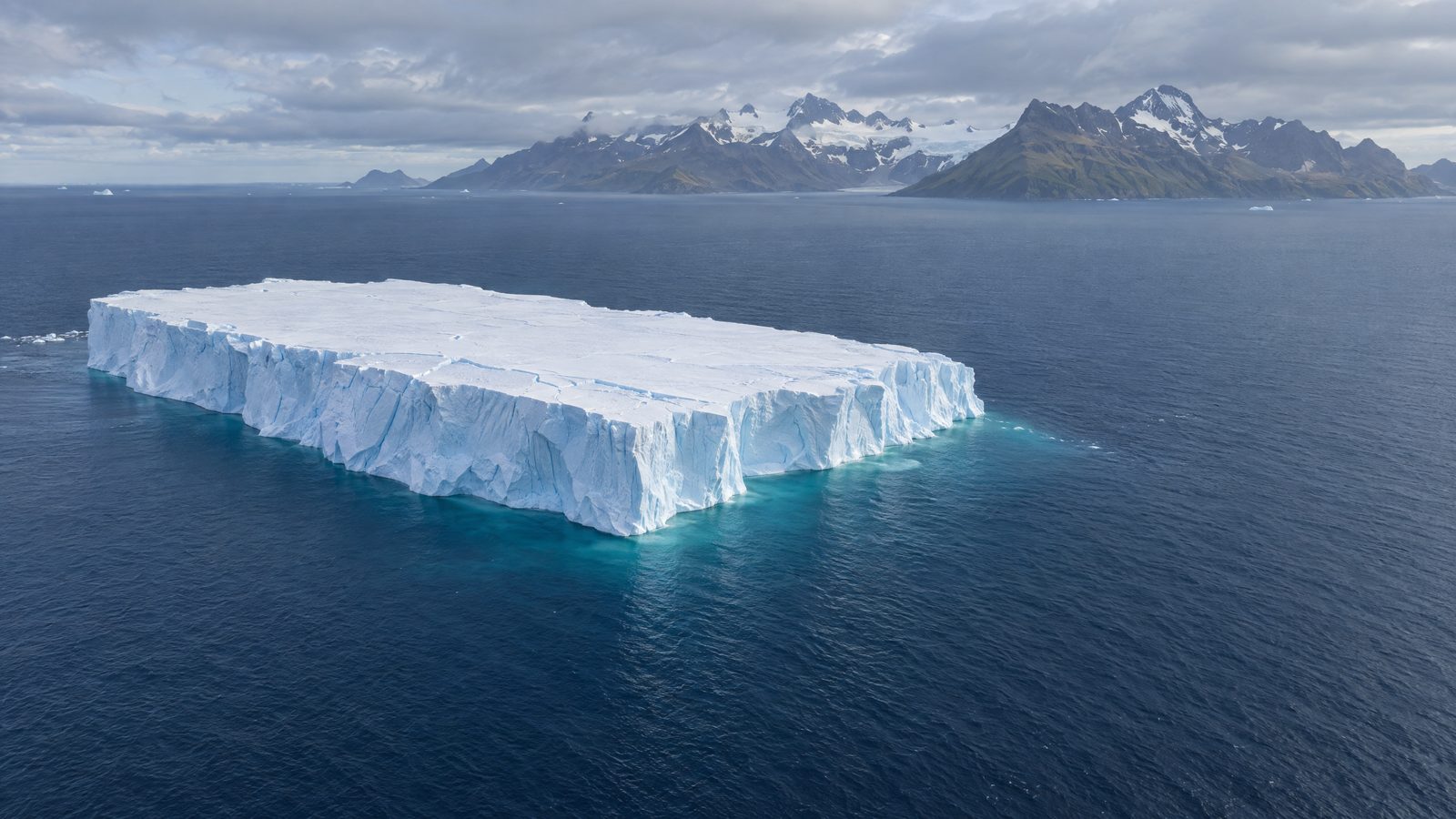 Iceberg A-81 slows near South Georgia