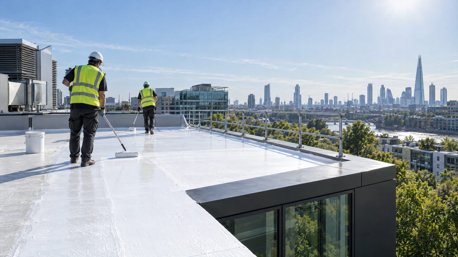White City start-up applies cooling coating at Fulham business centre
