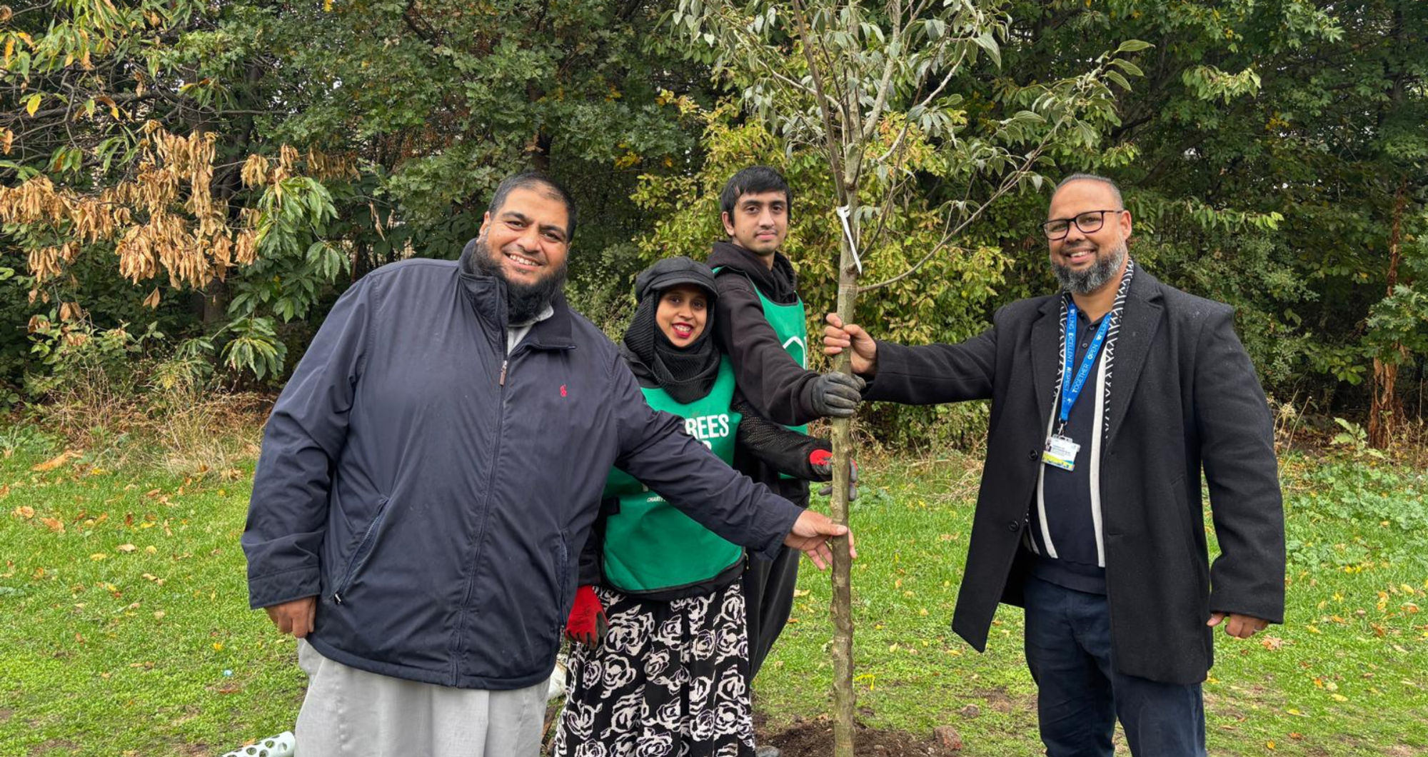 Tower Hamlets residents continue tree-planting legacy at Swedenborg Gardens
